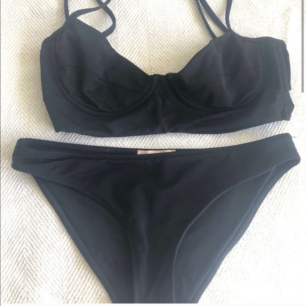 Black Mara Hoffman Bikini Sz Small